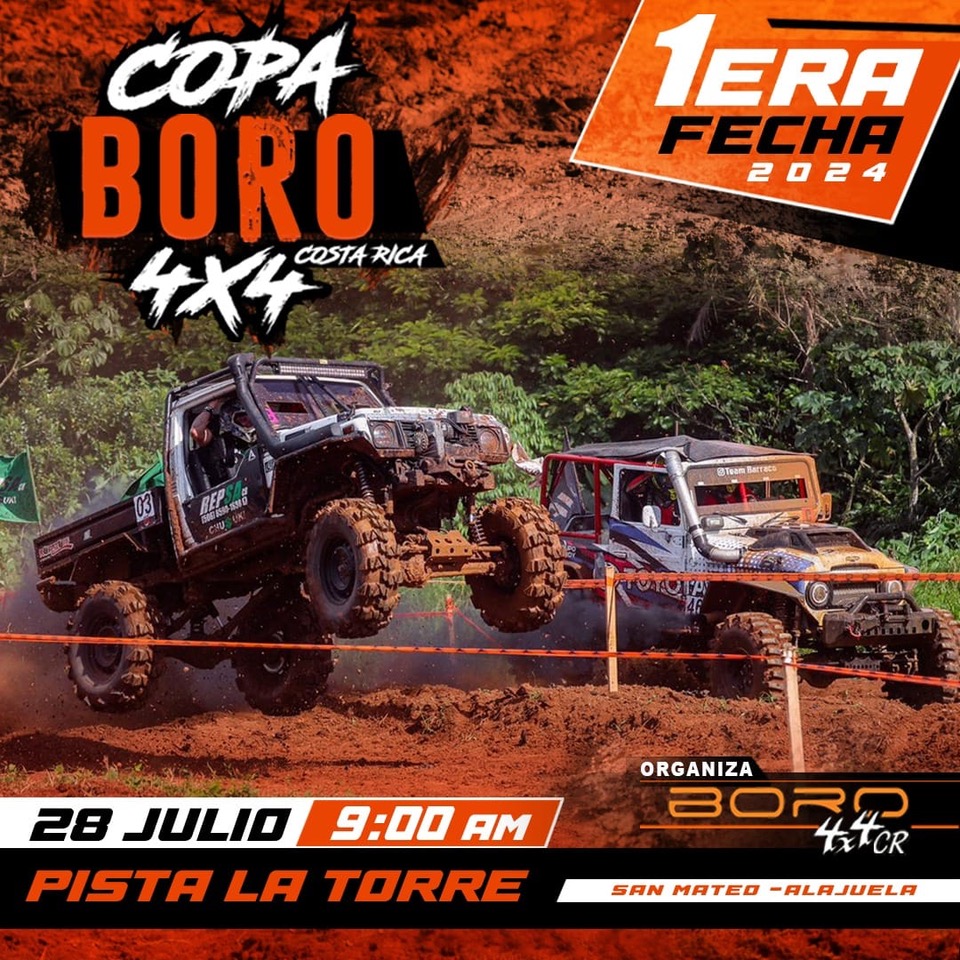 Serán tres fechas este 2024 Regresa la Copa Boro 4x4 con primera fecha en la pista La Torre
